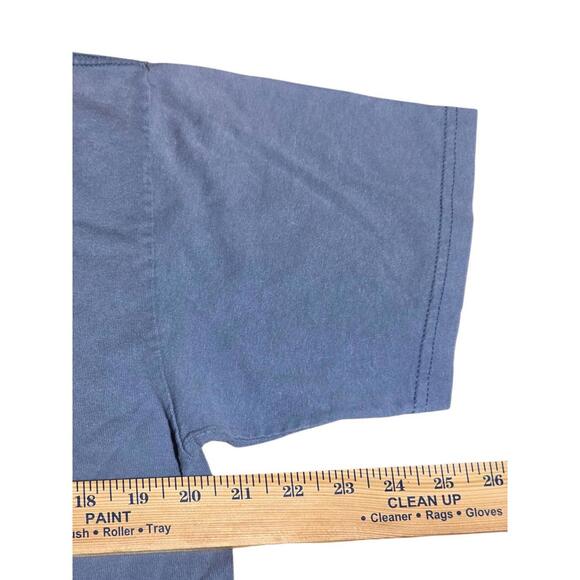 Vintage Extreme Faith Jesus Surfer Tee Hebrews 11:1 Graphic Shirt Blue L B28 - Picture 5 of 7